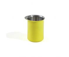 Tiipoi Ayasa dosatore per Latte, in Alluminio, Giallo, 7.8Â x 8.5Â x 9.7Â cm