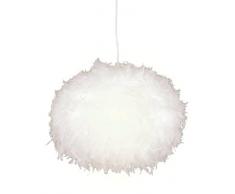 Scan lampade Dun ciondolo lampada da soffitto, in piuma d oca, E27, 60Â W, bianco