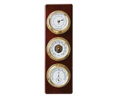 Fischer - Stazione meteorologica, 285 x 125 mm, Colore: Nero, Legno, Multi Colour, Taglia Unica