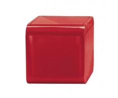 Kleine Wolke 5818459858 Mini pattumiera da Bagno Bobby, capacità : 1,5 l, 12,5 x 12,5 x 12,5 cm, Colore: Papavero