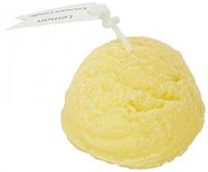 Mopec Candela profumata con nastro profumato limone 6 x 6 cm, giallo, taglia unica