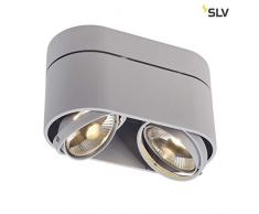 SLV, Lampada da soffitto a 2 faretti, forma tonda, GU10