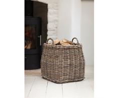 Garden Trading Company Ltd Garden Trading Tapered Log Basket - Rattan (BAWI06) by