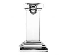 Crystaljulia - Candelabro in Cristallo di Piombo, 14 cm, Trasparente