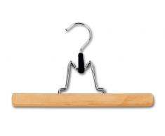 Metaltex 551425 â Gruccia per Pantaloni, in Legno Chiaro, 25 cm
