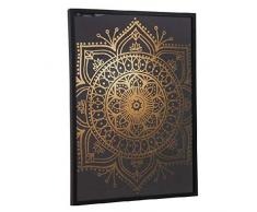 Dcasa Quadro Dorato Etnic Decorazioni mobili Adesivi Decorazione della casa Unisex Adulto Multicolore (Multicolore), Unico