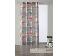 Martina Home Cookies Tenda Occhielli, Tessuto, Multicolore, 280Â x 140Â x 3Â cm