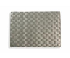 Villa dEste Home Tivoli Modern Set Tovagliette, Grigio, 45x30x0.3 cm 24 unitÃ