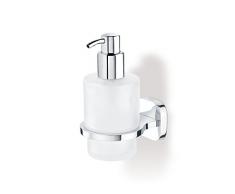 Tiger Ramos Dispenser per Sapone Liquido, Zamak, Vetro, Cromato, 7,7 x 14,6 x 10,4 cm