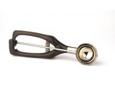 BRUNNER - Porzionatore professionale per gelato, in acciaio 18/10, Plastica, marrone, 1/70 Ltr, Ã35mm