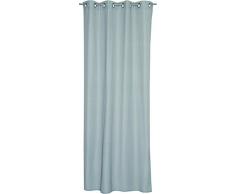 SchÃ¶ner Wohnen, Tenda con Occhielli, 100% Poliestere, Grigio Chiaro, 250 x 140 cm