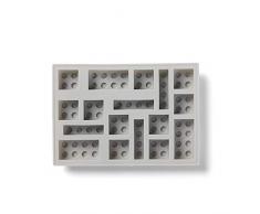 Lego - Secchiello per ghiaccio in silicone (#41000003), colore: grigio