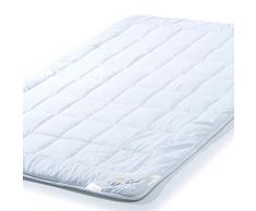 aqua-textil Soft Touch Coperta per Lettino, Microfibra, Bianco, Misure Speciali, 220 x 240 cm