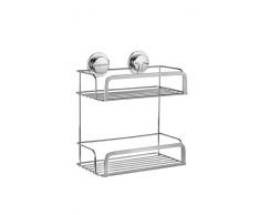 Croydex, mensole da doccia, acciaio, argento, taglia unica