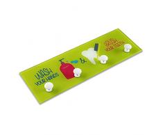 VERSA - Appendiabiti Wash & Brush Verde, Multicolore, Non applicabile