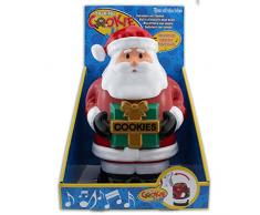 Out of the blue Biscottiera in plastica, Babbo Natale, Rosso, 21.7 x 20.4 x 26 cm
