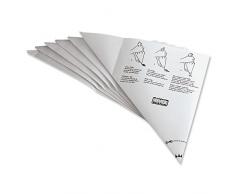 Kaiser 769226 Siringa per Dolci monouso in Carta Speciale Rivestita in plastica, Confezione da 6