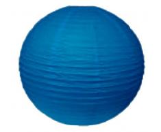 Mondial-fete - Lampione Paralume Blu, 40 cm