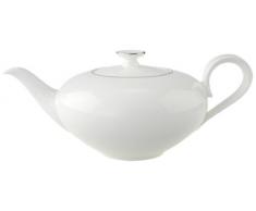 Villeroy & Boch Anmut Platinum No1 Teiera, 6 Persone, 1.00 L, Porcellana Bone China, Multicolore