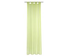 Deko Trends Tenda ad Occhielli, Tessuto, Verde