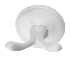 Saniplast Fly Appendiabiti Doppio, Metallo, Bianco, 5.5x5x5 cm