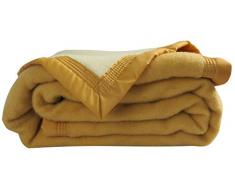 Pooh 11010017-150-A1A1 Inverno Comfort Lana Vergine Coperta Ecru 150 x 220 Centimetri/Colore Ecru