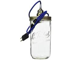 La mia casetta in cittÃ Blu Zaffiro m lampada vaso vetro blu zaffiro M