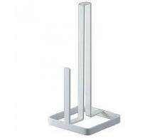 yamazaki Tower Kitchen Paper Holder Portarotolo, Acciaio, Bianco