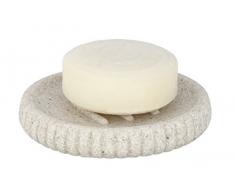 Wenko portasapone Canta Loup portasapone in poliresina, Beige, 10.5Â x 10.5Â x 1.5Â cm
