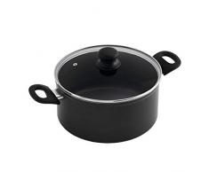 Divano angolare Cavadore, schiuma plastica, Mocca, Alluminio, Nero, 5L,24cm
