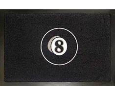 Empire Merchandising GmbH, 623409, Zerbino in Polipropilene, Motivo: Palla 8, 60 x 40 cm, Multicolore (Bunt)