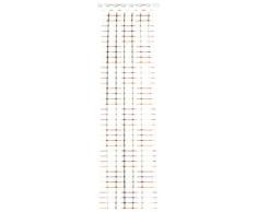 Horn textiles - Tenda Corvette 1-30 in tessuto con passanti, 245 cm x 135 cm, color terracotta