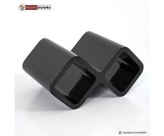 HOMESTYLE4U Stuoia di cubi scaffale Porta Vino, Nero, Small