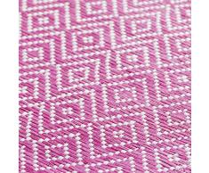 Il giardino delle cicale losamo Set di tavolo, materiali sintetici, Fucsia, 38Â x 38Â cm