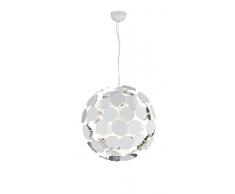 Trio Discalgo Lampada a Sospensione, Sfera, Diametro 54 cm E14, Bianco Opaco