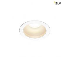 SLV RILO DL - Faretto LED da incasso per interni, 3000/4000 K, 14 W, alluminio, 13 W, colore: Bianco/Cromato