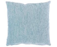 Unique Living - Cuscino decorativo, Cotone, blu purista., 45x45cm
