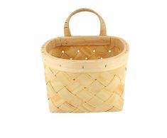 Artemio Cestino vimini, Beige, 18Â x 16Â x 14Â cm