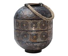 Kare Lampada da Terra Sultan, Nero, 30.5 x 23 x 23 cm