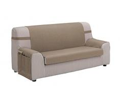 Martina Home Culla cubresofa, Tessuto, Marrone, 210Â x 170Â x 7.5Â cm