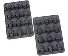 Star Wars, Stampo per cubetti di Ghiaccio a Forma di Darth Vader, Collezione, Multicolore (Mehrfarbig)