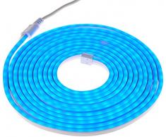 STAR illuminazione da esterno, Plastica, Neon Blu, 0.7Â x 600Â x 0,1Â cm