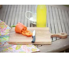 Harch Wood Couture Pala-Tagliere da Portata, Tagliere, Medio, in Legno Scuro