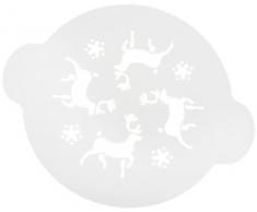 silikomart 70.013.99.0060Â Acc 045Â reines Stencil per Decorazione di Torte plastica/Polipropilene Bianco 0,1Â x 24,5Â x 31,5Â cm