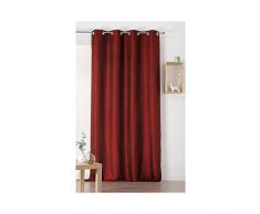 Linder - Tenda 43percentviscosa, 36% Poliestere, 21% Lino, 135 x 240 cm, Colore: Rosso