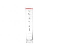 H&H Vaso Vetro Uniflor ´Mansion´ Cm28 Arredo E Decorazioni Casa, 28 cm