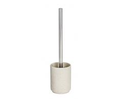 Wenko â Scopino per WC, Goa Neo, antracite., Poliresina, Beige, 9 x 9 x 37 cm