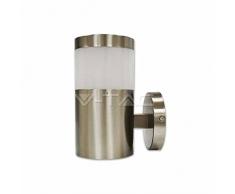 V-TAC VT-726 Adatto per uso interno Adatto per uso esterno E27 Acciaio inossidabile illuminazione da parete