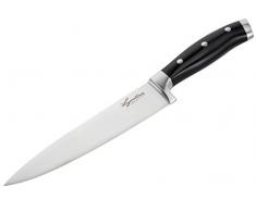 Lagostina Coltello Chef, 20 cm, Inossidabile, Nero e Acciaio