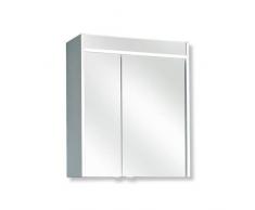 Pelipal 359 - Armadietto con Specchio Piolo Treviso I, Decorazione in Legno, 20,0 x 60,0 x 70,0 cm, Colore: Bianco Lucido